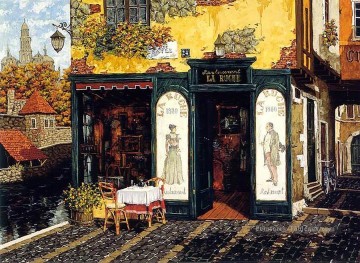  Boutique Tableaux - YXJ0443e impressionnisme Boutiques de la rue